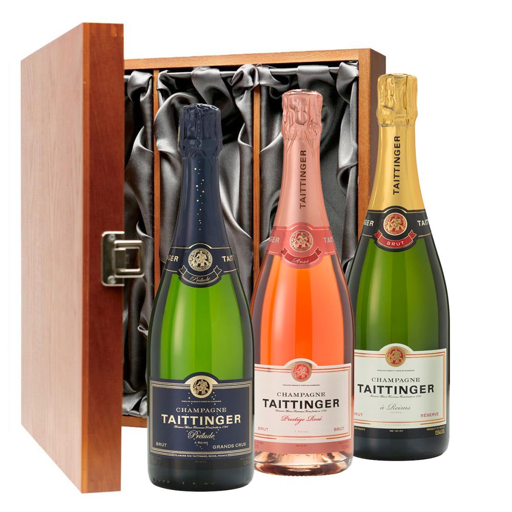 The Taittinger Collection Treble Luxury Gift Boxed Champagne